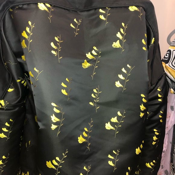 Titika Floral Embroidered Satin Bomber - Picture 10 of 16